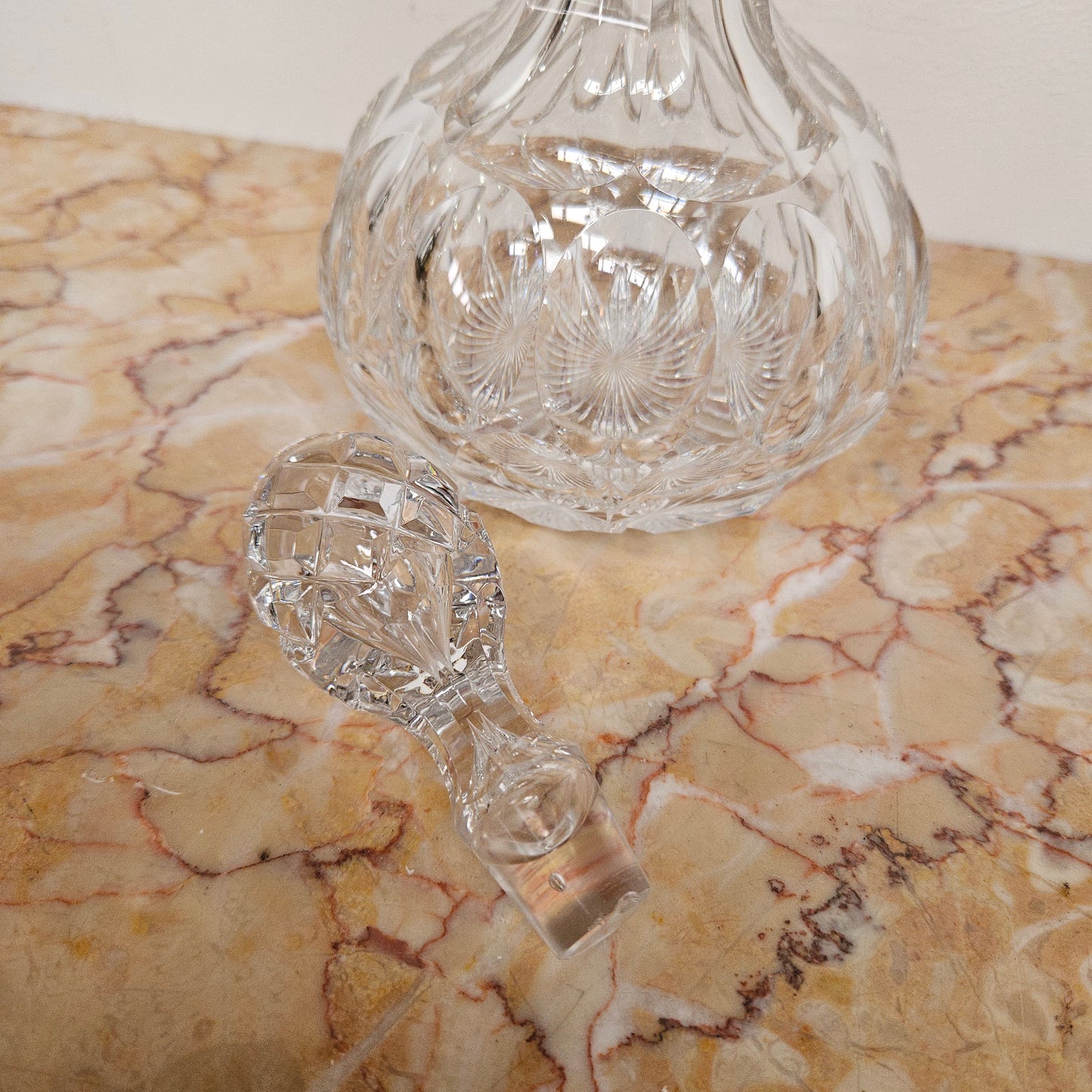 Victorian Crystal Glass Decanter