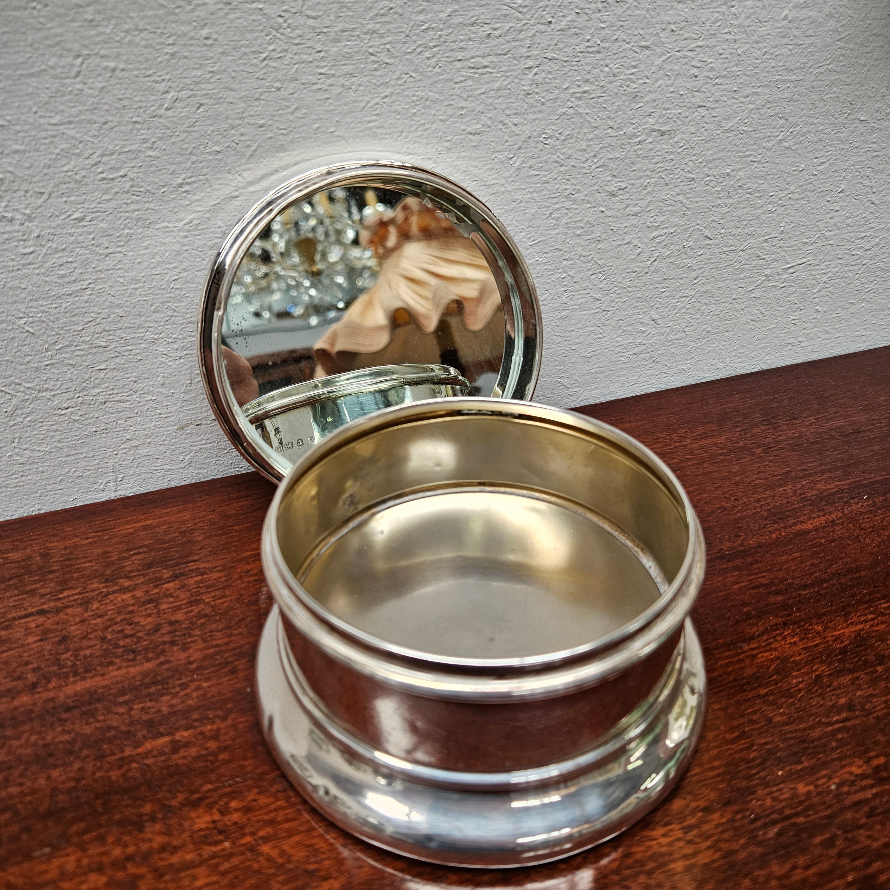Antique Edwardian Silver Mirrored Box | Antique & Vintage | Moonee Ponds Antiques | Australia Wide Delivery