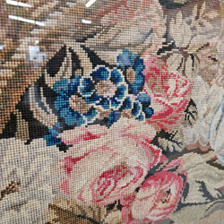 Victorian Tapestry in Glass and Gilt Wooden Frame | Antique & Vintage | Moonee Ponds Antiques | Australia Wide