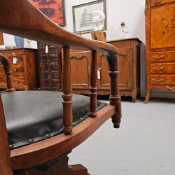 Very attractive Edwardian Mahogany Desk Chair | Antique & Vintage | Moonee Ponds Antiques | Australia Wide Delivery