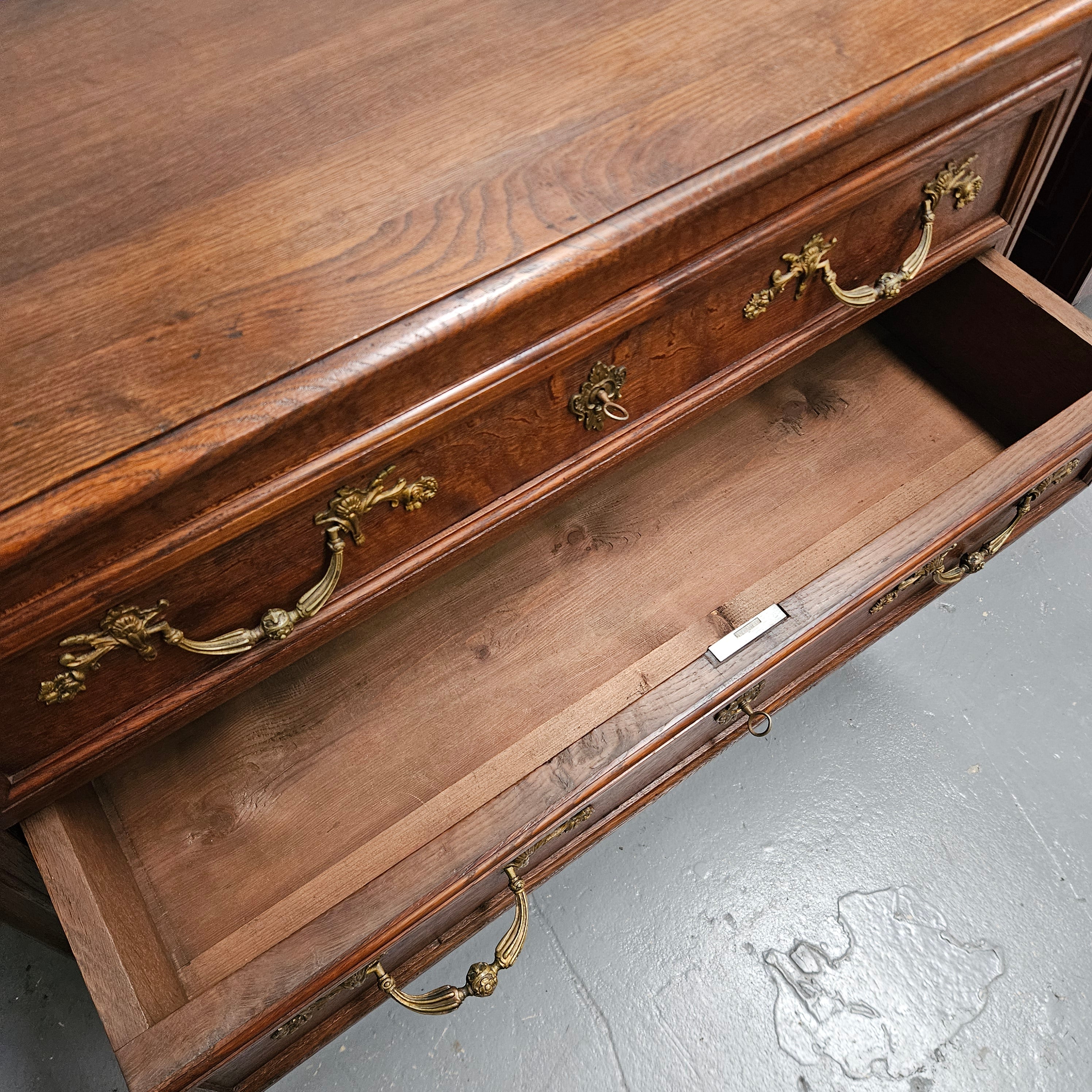 Louis XVth Style Oak Chest of Drawers | Antique & Vintage | Moonee Ponds Antiques | Australia Wide Delivery