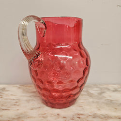 Victorian Cranberry Glass Pitcher Jug | Antique & Vintage | Moonee Ponds Antiques | Australia Wide Delivery