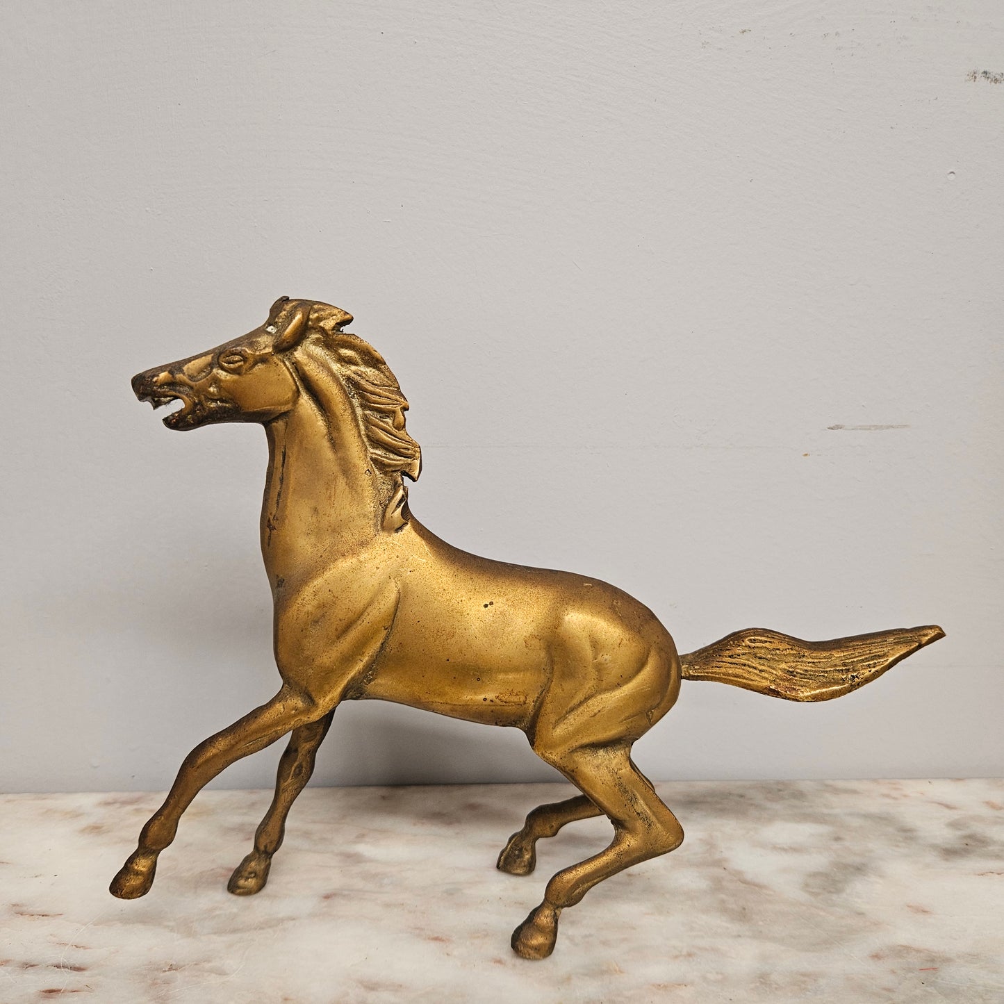 Vintage Bronze Standing Horse