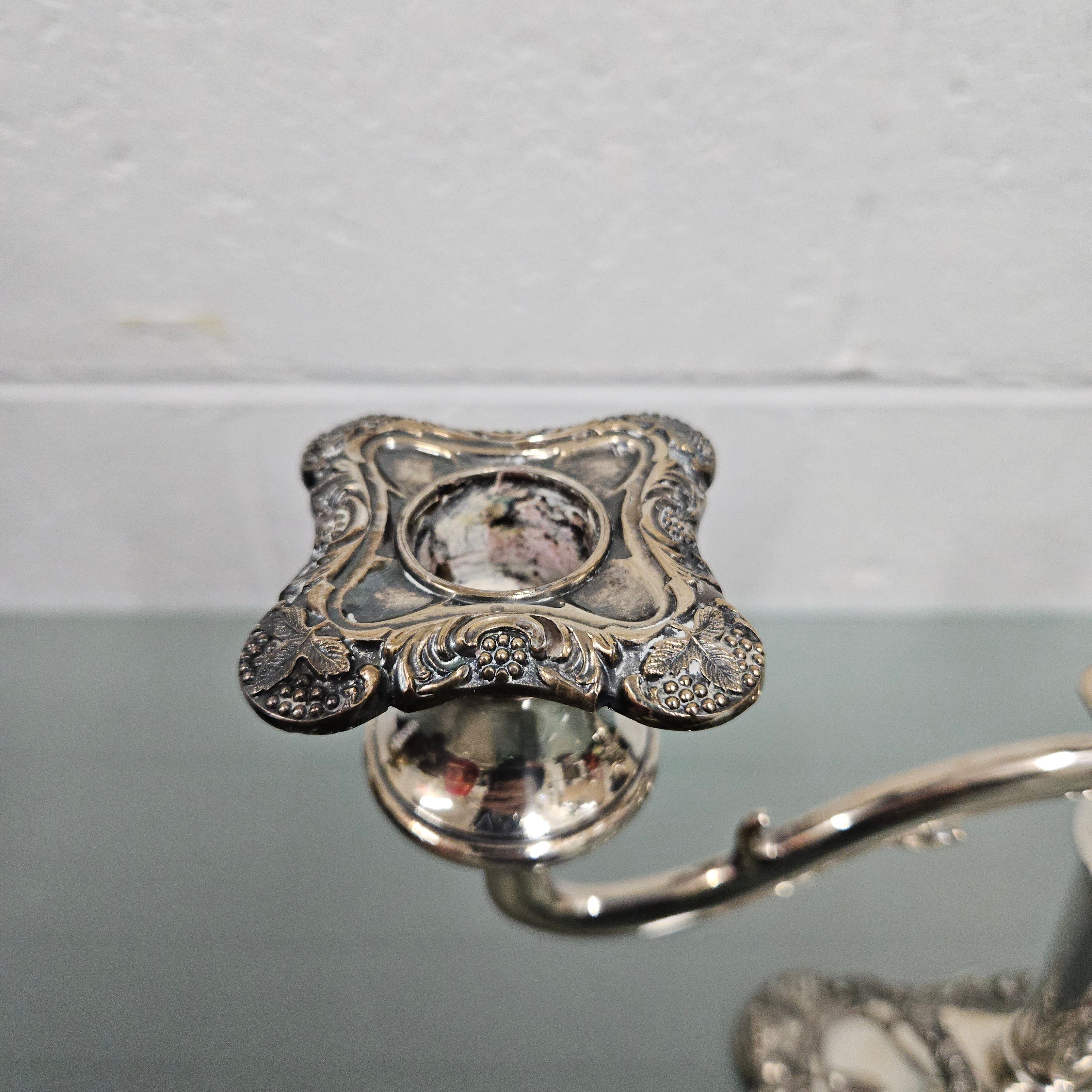 Silver EPNS Candle Holder | Antique & Vintage | Moonee Ponds Antiques | Australia Wide Delivery