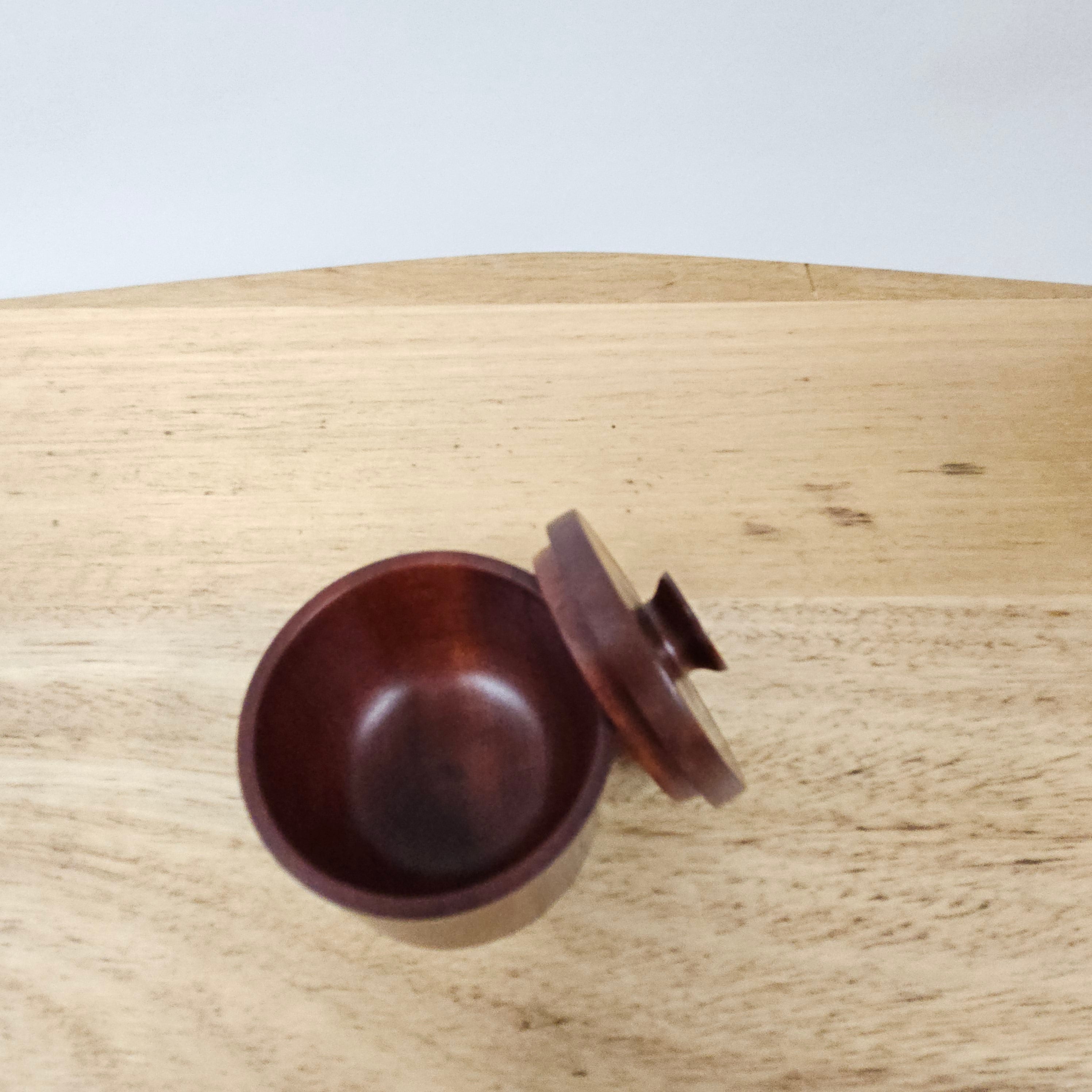 Vintage Treen Red Gum Trinket Box | Antique & Vintage | Moonee Ponds Antiques | Australia Wide Delivery