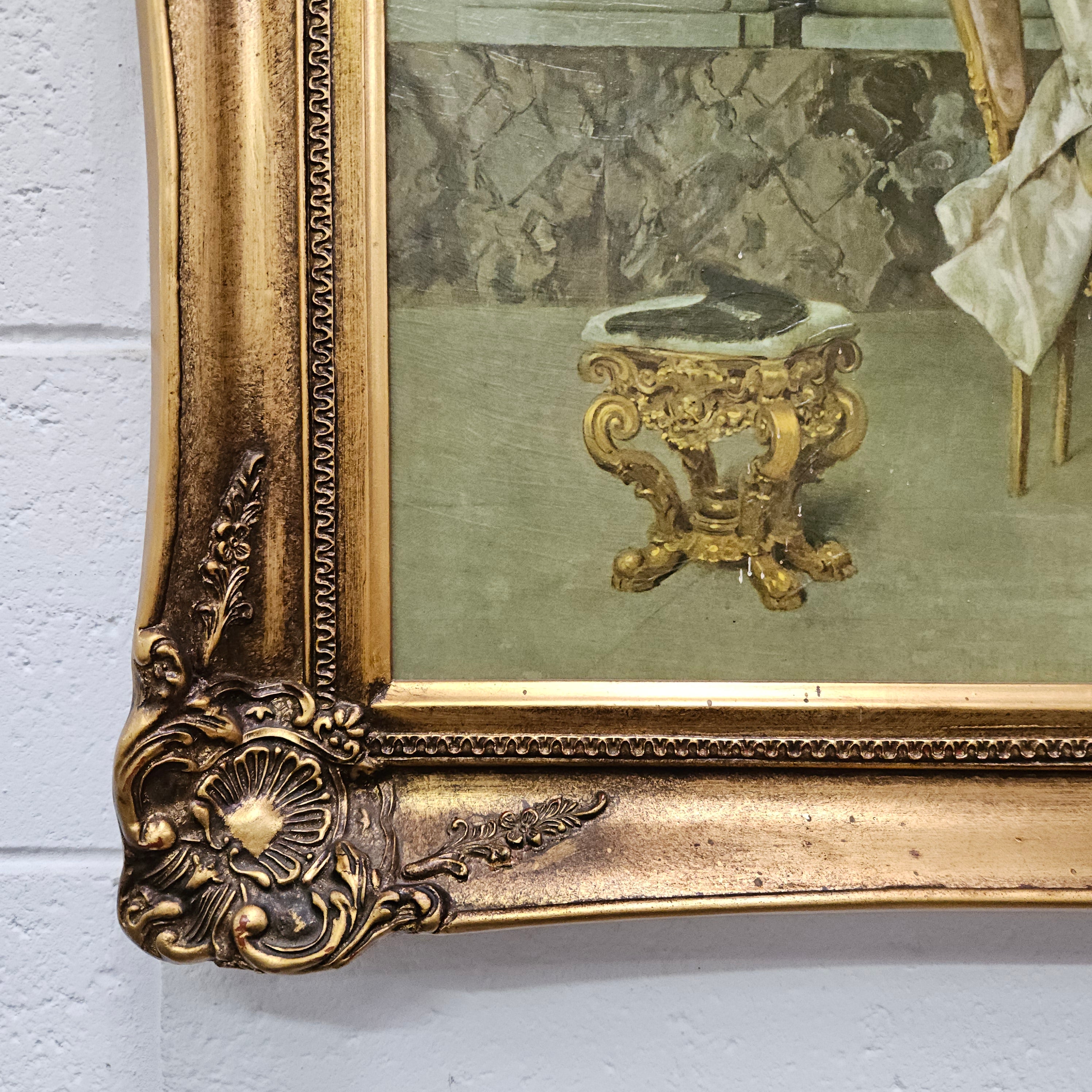 Court Scene Framed Lithograph Print | Antique & Vintage | Moonee Ponds Antiques | Australia Wide Delivery