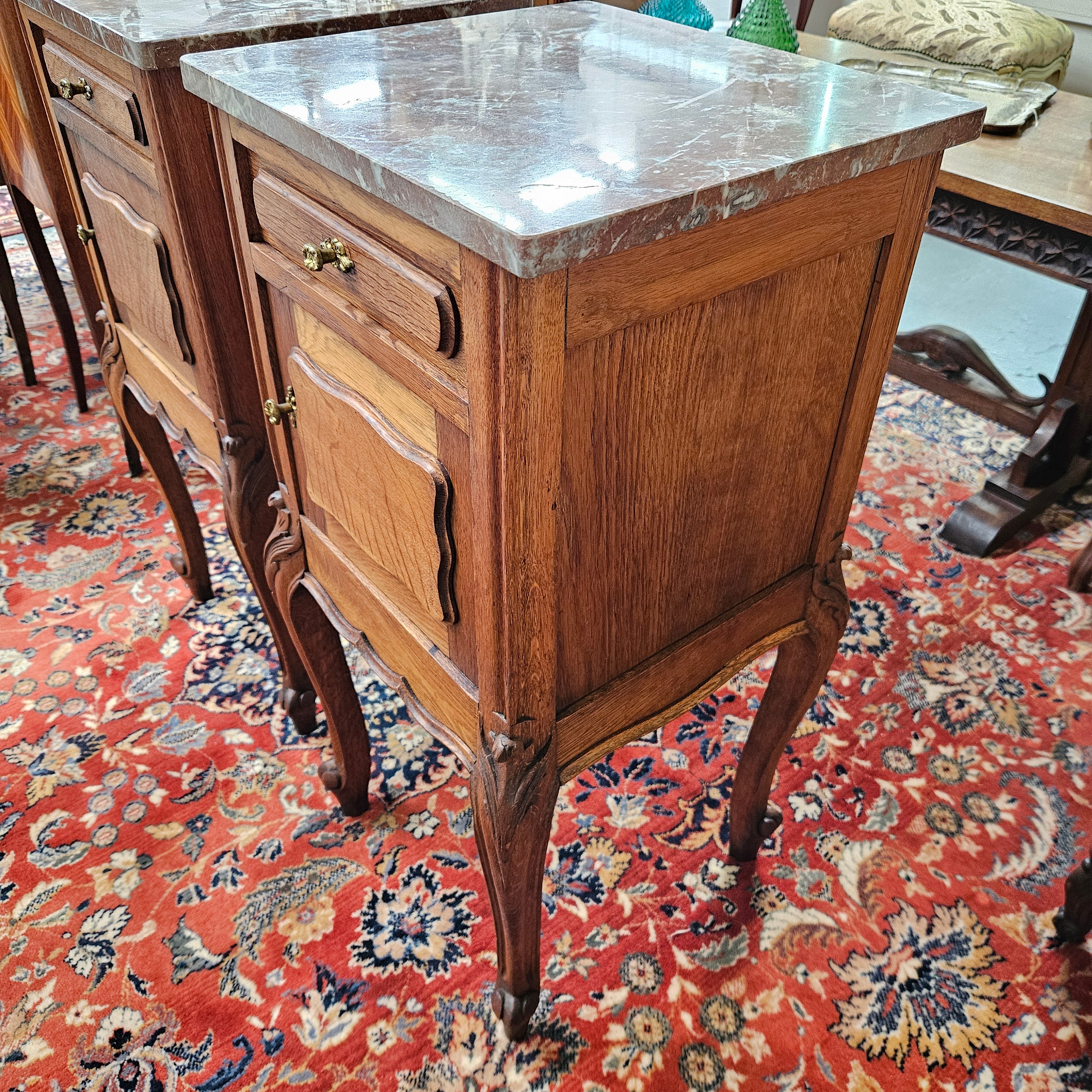 Pair of Louis XV Style Bedside Tables | Antique & Vintage | Moonee Ponds Antiques | Australia Wide