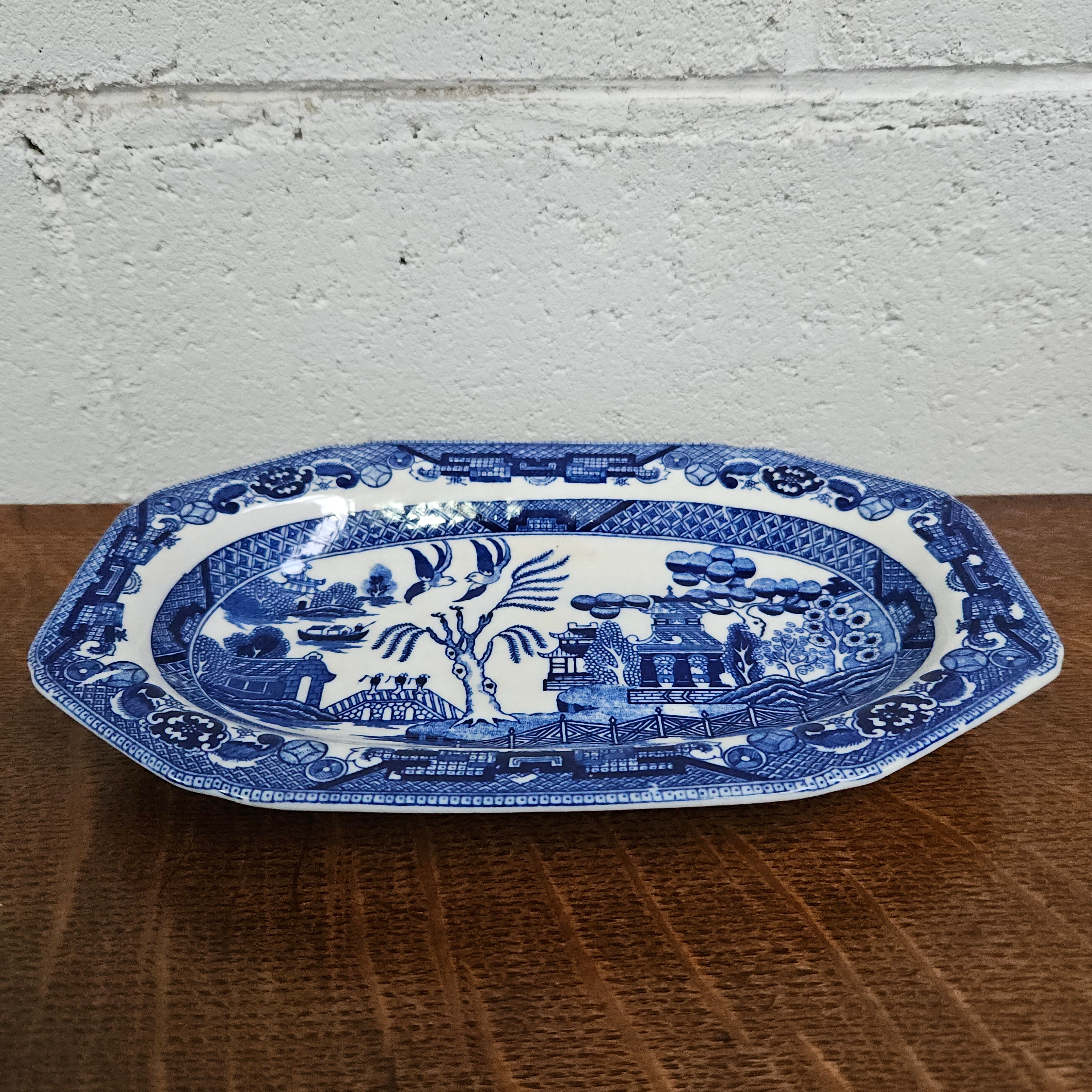 Vintage Willow Style Dish | Antique & Vintage | Moonee Ponds Antiques | Australia Wide Delivery