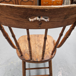 Vintage Oak Spindle Back Chair