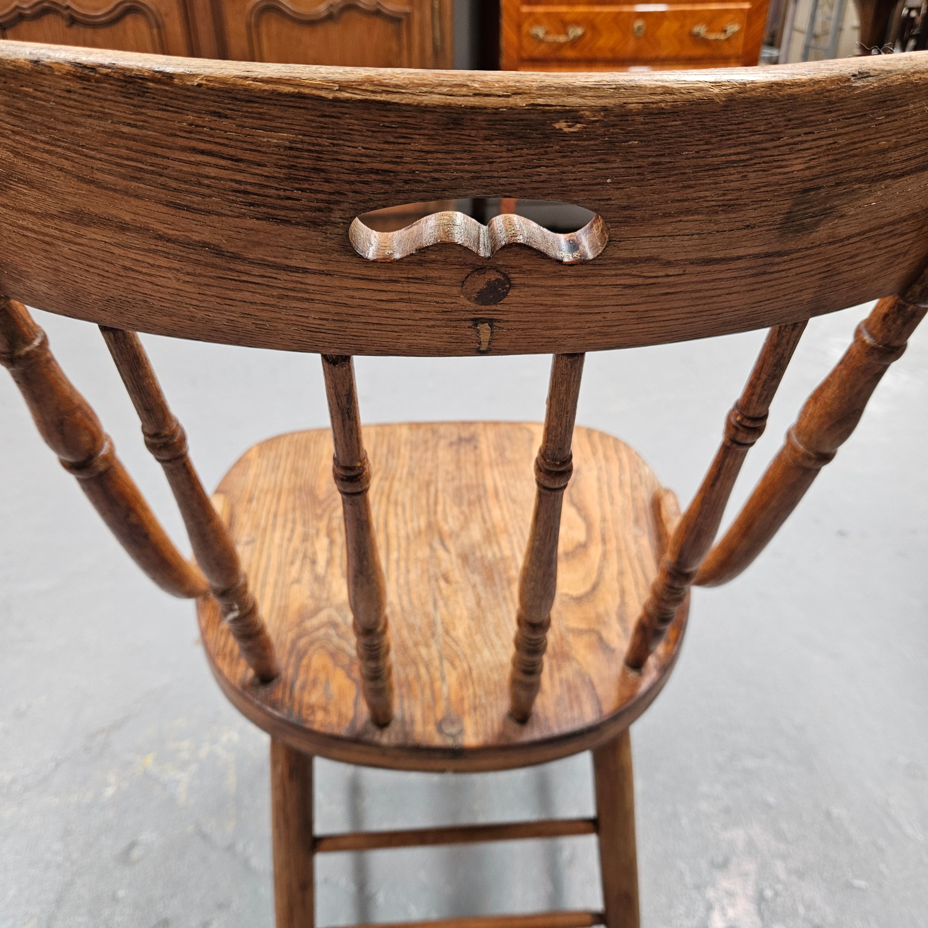 Vintage Oak Spindle Back Chair | Antique & Vintage | Moonee Ponds Antiques | Australia Wide Delivery