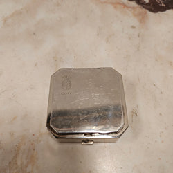 Original "Coty" Chrome Powder and Rouge Compact | Antique & Vintage | Moonee Ponds Antiques | Australia Wide Delivery