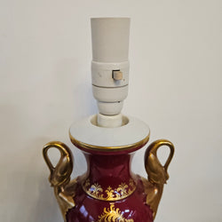 Comtesse Porcelain Rose Floral Lamp | Antique & Vintage | Moonee Ponds Antiques | Australia Wide Delivery