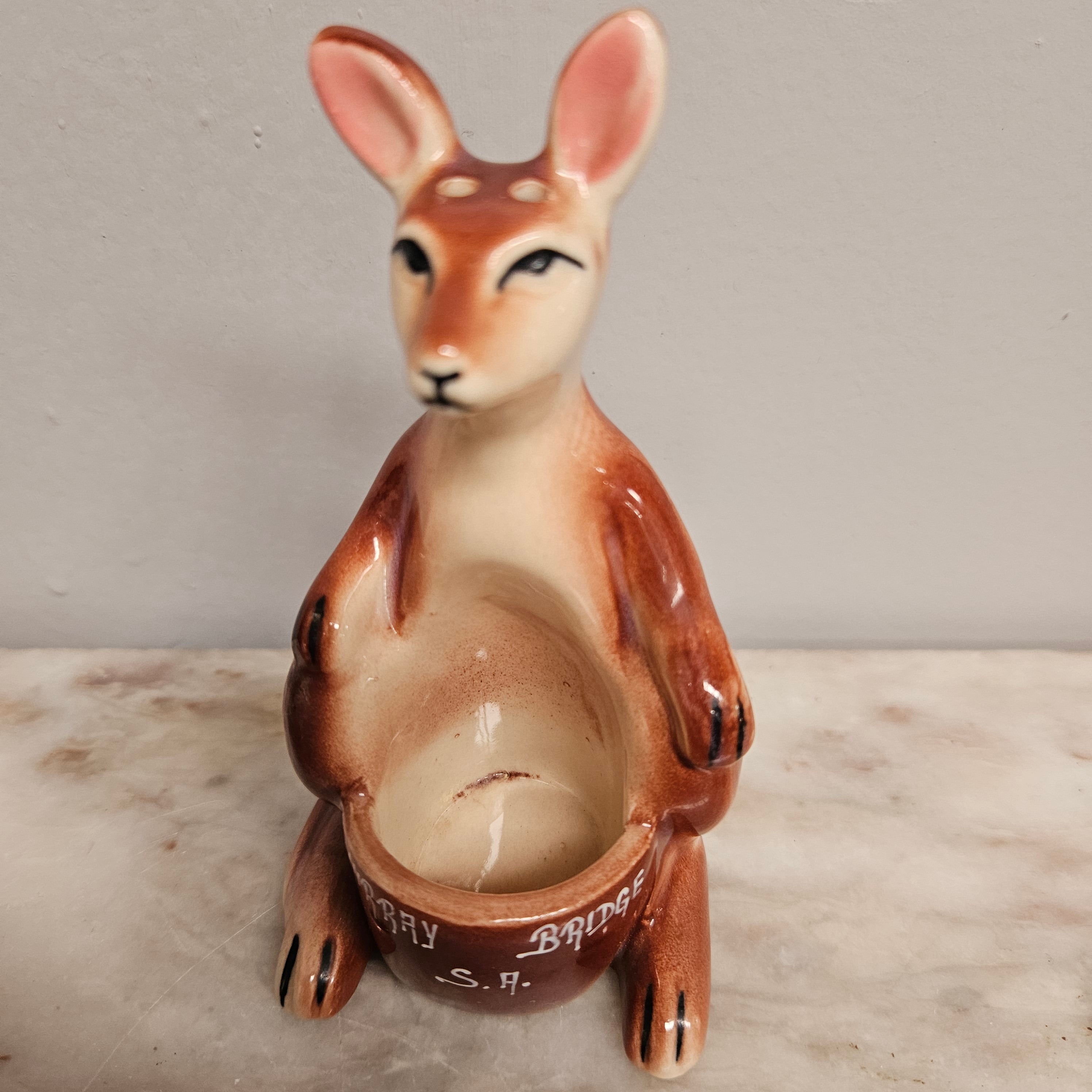 Vintage Kangaroo & Joey Salt and Pepper Shakers | Antique & Vintage | Moonee Ponds Antiques | Australia Wide Delivery