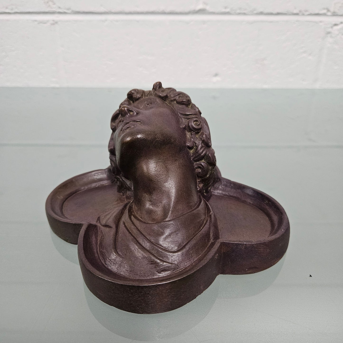 Antique Terracotta Wall Plaque Of Bust