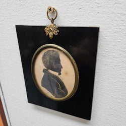 Early 19th Century Regency Period Silhouette of A Gentleman | Antique & Vintage | Moonee Ponds Antiques | Australia Wide Delivery