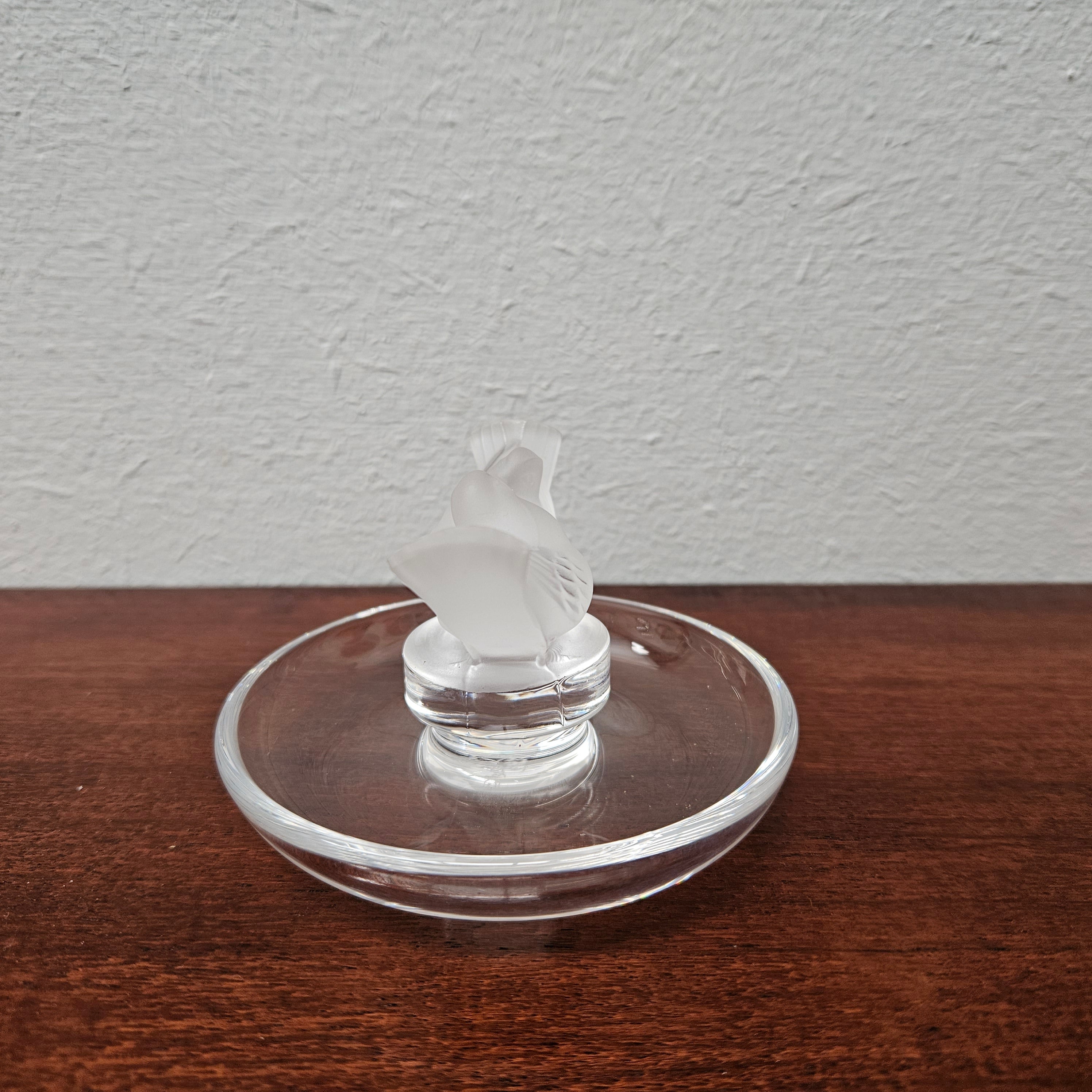 Lalique Love Birds Ring/Pin Tray | Antique & Vintage | Moonee Ponds Antiques | Australia Wide Delivery