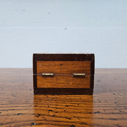 Antique Mahogany & Rosewood & Ivory Inlaid Cribbage Box | Antique & Vintage | Moonee Ponds Antiques | Australia Wide Delivery