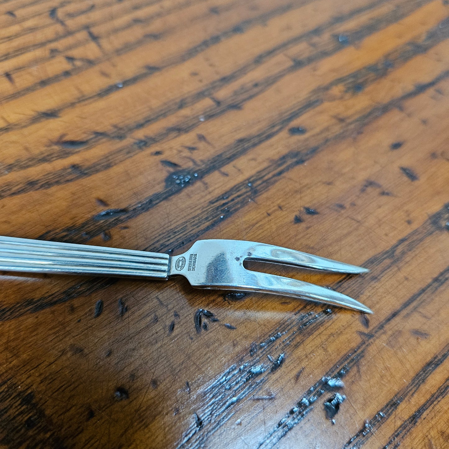 Vintage Georg Jensen Lemon / Pickle Fork - Bernadotte Pattern