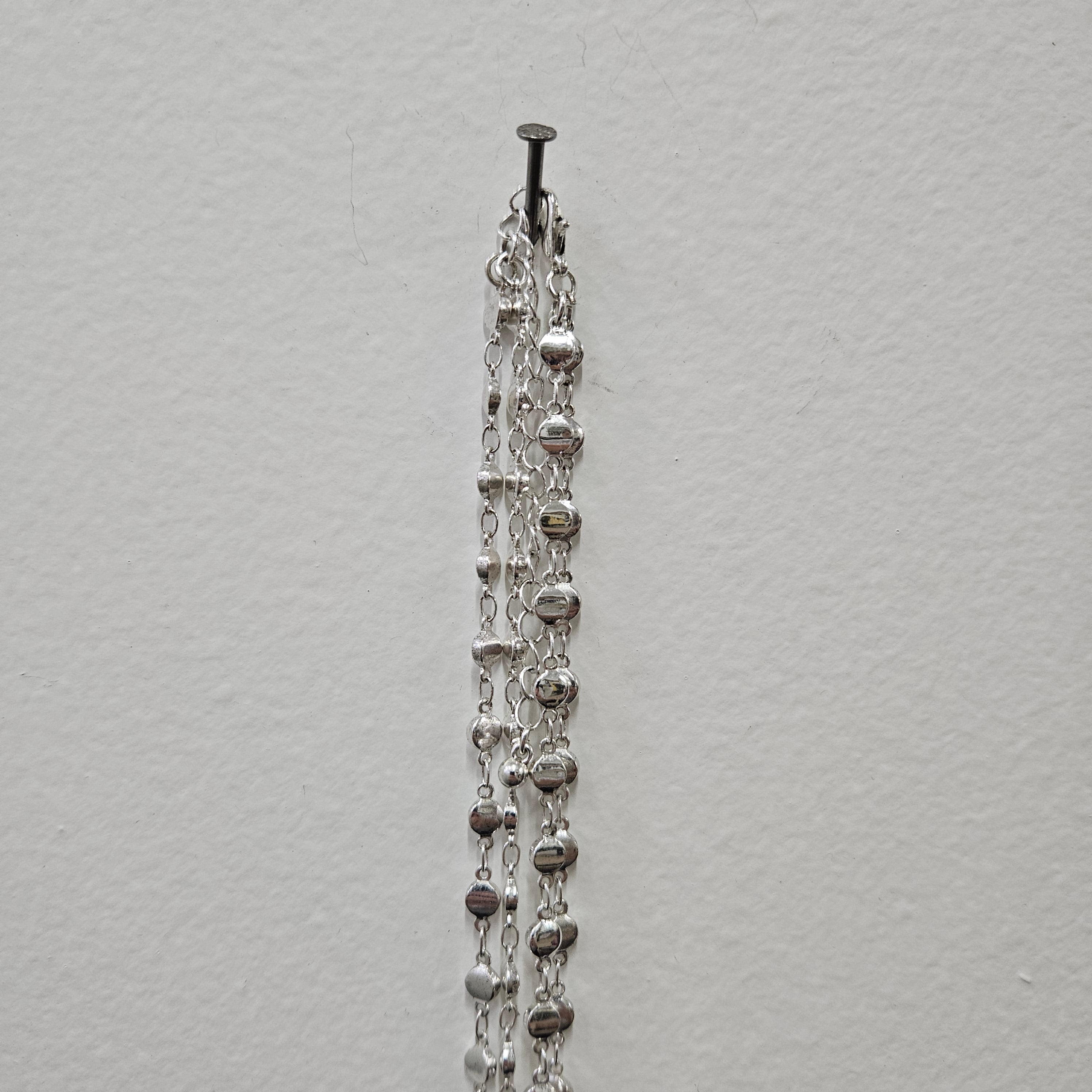 Vintage Silver Plated Double Strand Long Necklace | Antique & Vintage | Moonee Ponds Antiques | Australia Wide Delivery