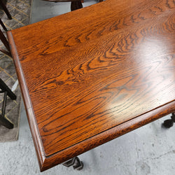 Occasional Tudor Style Carved Table | Antique & Vintage | Moonee Ponds Antiques | Australia Wide Delivery