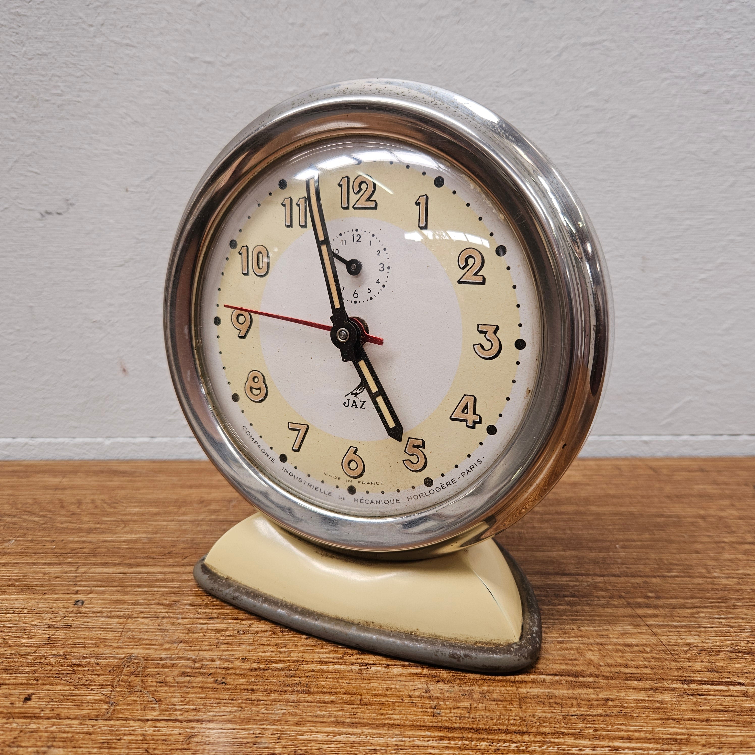 Vintage Jaz French Alarm Clock | Antique & Vintage | Moonee Ponds Antiques | Australia Wide Delivery