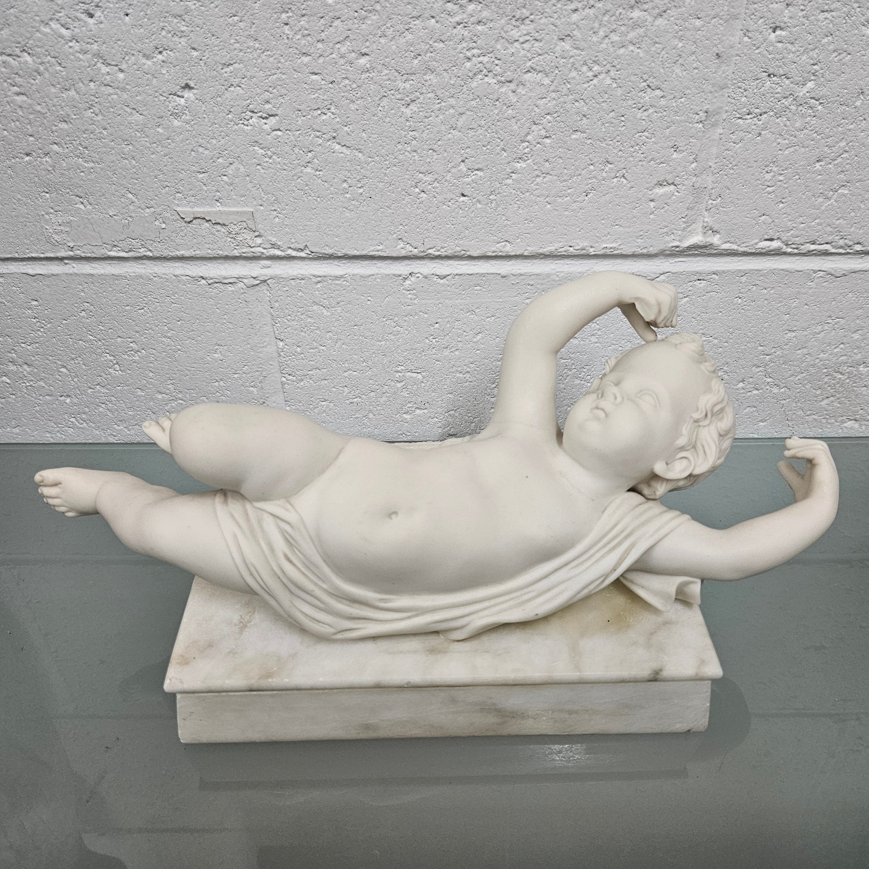 Antique Parian Cherub