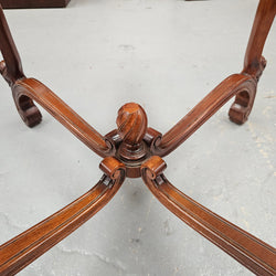 Vintage Mahogany Glass Top Coffee / Side Table Rococo Style | Antique & Vintage | Moonee Ponds Antiques | Australia Wide Delivery