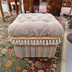 Vintage Square Storage Upholstered Ottoman | Antique & Vintage | Moonee Ponds Antiques | Australia Wide Delivery