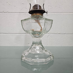 Antique Clear Glass Kero Lamp | Antique & Vintage | Moonee Ponds Antiques | Australia Wide Delivery
