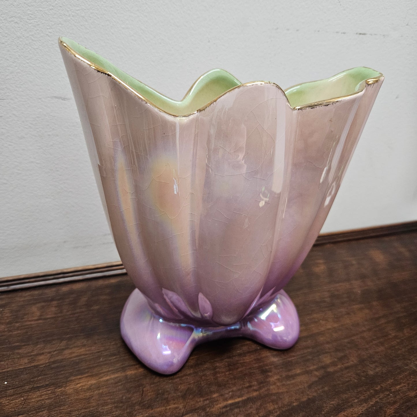 Mid Century Lustre Vase