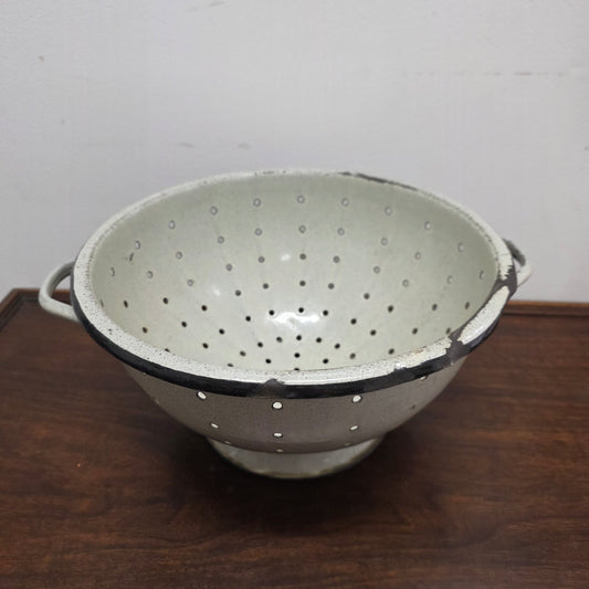 Vintage Enamel Collander