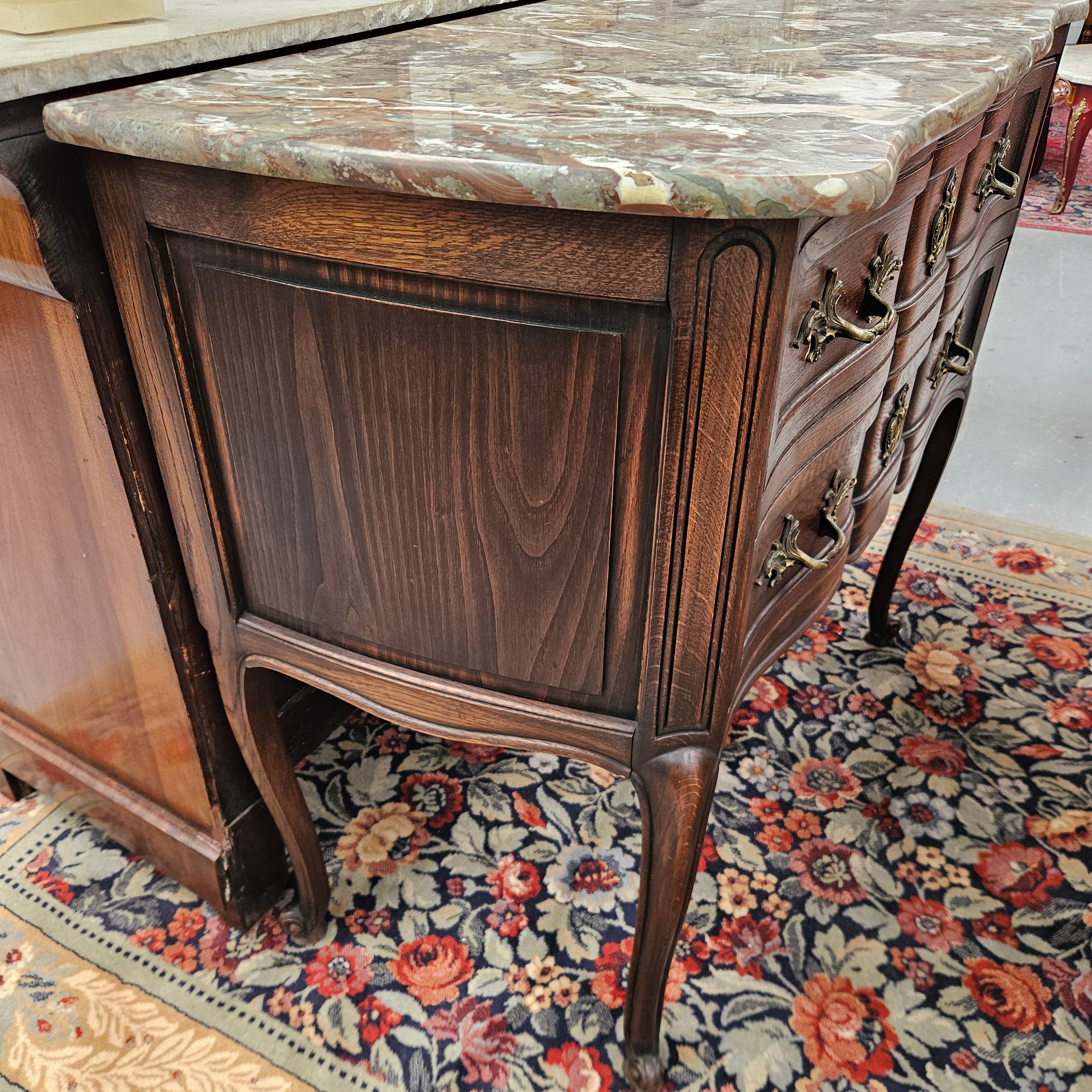 Louis XVth Marble Topped Commode Circ: 1920's | Antique & Vintage | Moonee Ponds Antiques | Australia Wide Delivery