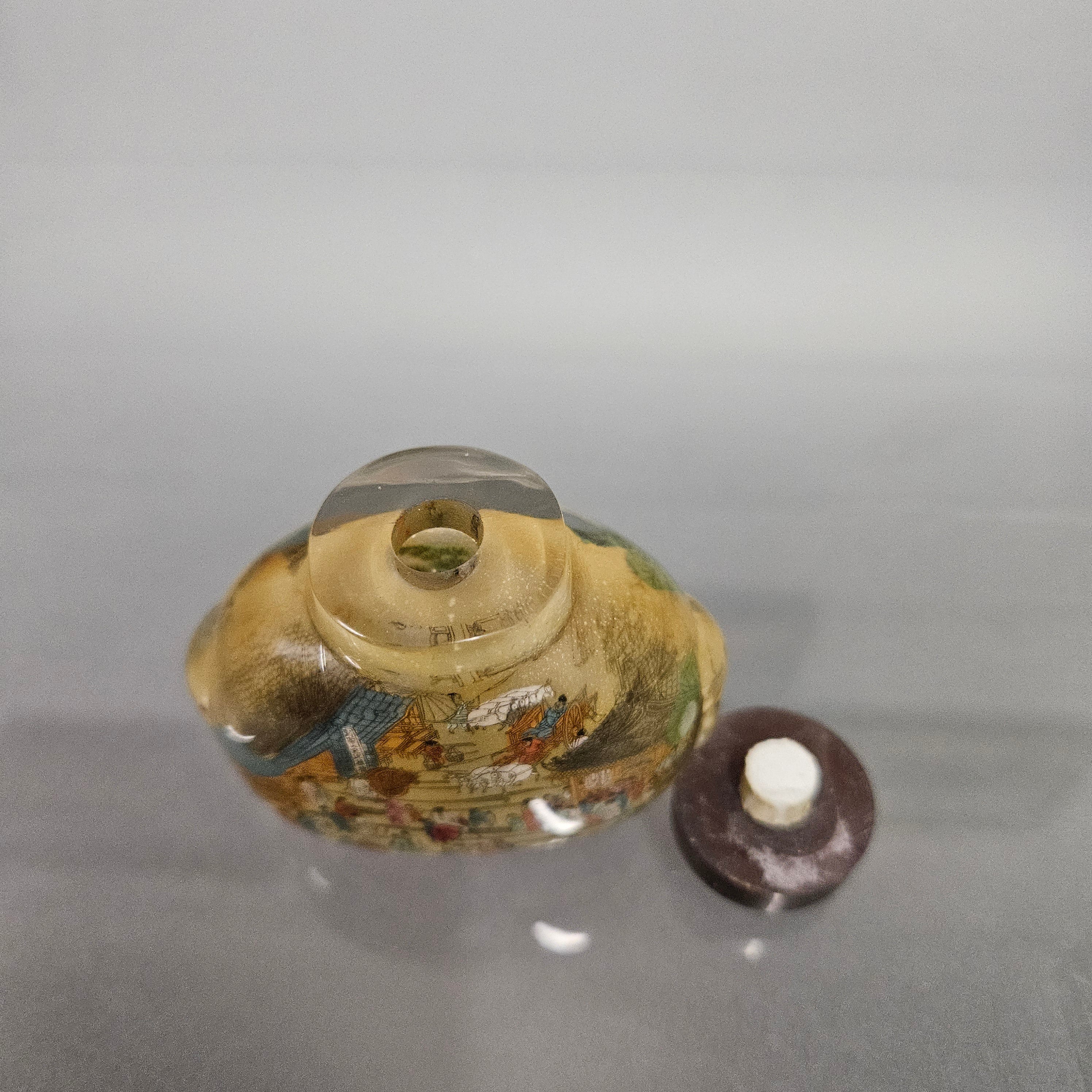 Hand Painted Chinese Snuff Bottle | Antique & Vintage | Moonee Ponds Antiques | Australia Wide Delivery