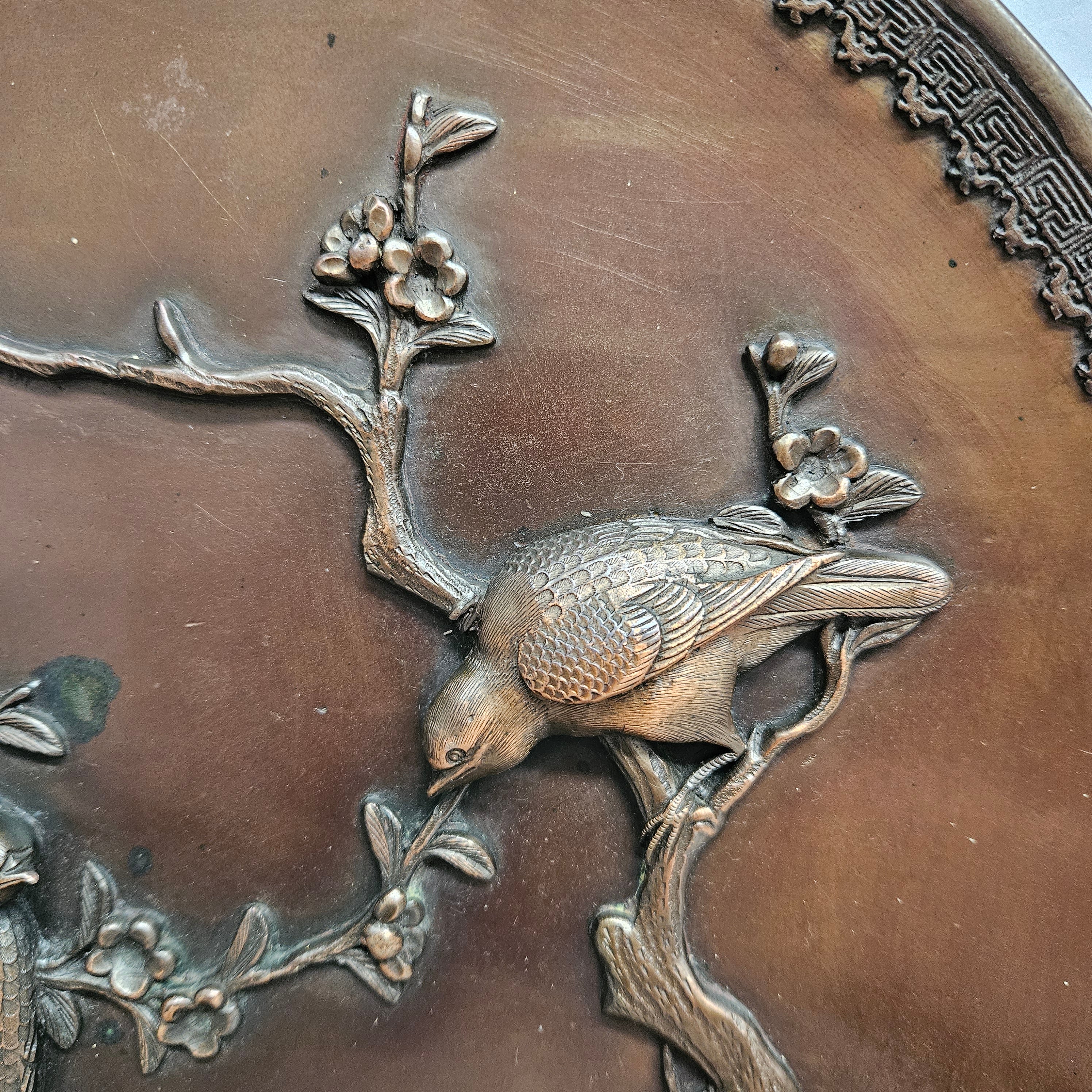 Antique Japanese Meiji Period Bronze Charger | Antique & Vintage | Moonee Ponds Antiques | Australia Wide Delivery