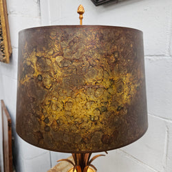 Vintage Designer Gilt Brass Table Lamp By Maison Charles for Boulanger | Antique & Vintage | Moonee Ponds Antiques | Australia Wide Delivery
