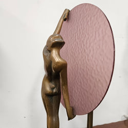 Bronze & Art Glass Diana Lamp | Antique & Vintage | Moonee Ponds Antiques | Australia Wide Delivery