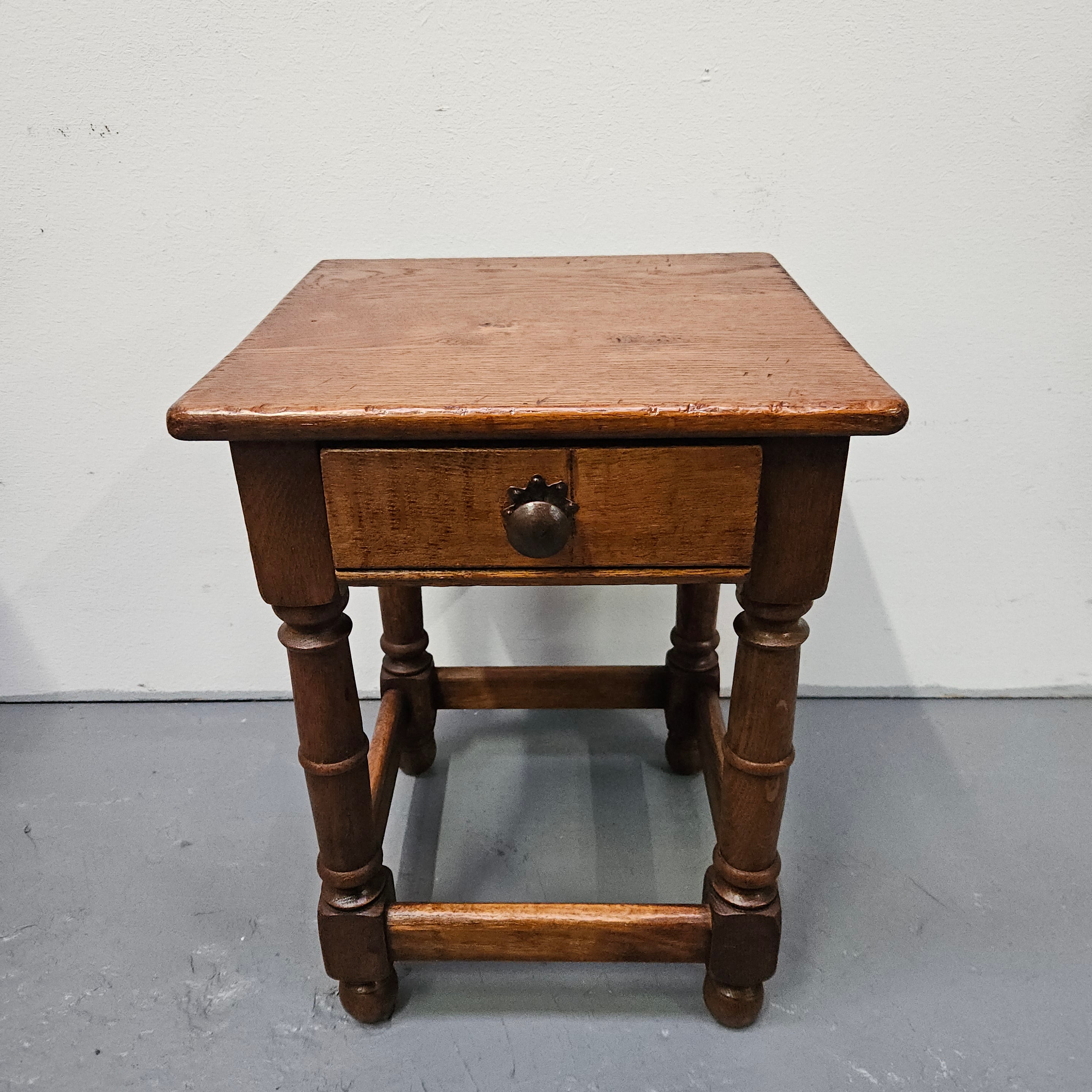 Farmhouse Style French Oak Side Table | Antique & Vintage | Moonee Ponds Antiques | Australia Wide Delivery