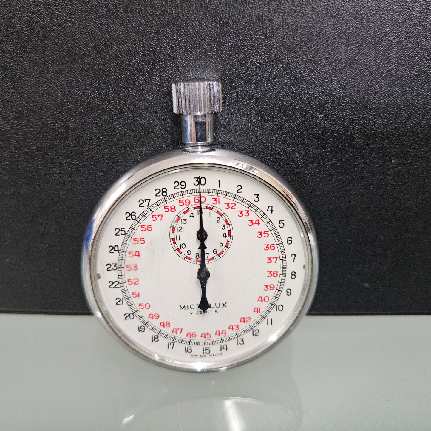 Vintage Swiss Microlux Stopwatch