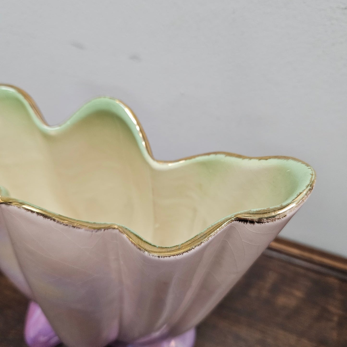 Mid Century Lustre Vase