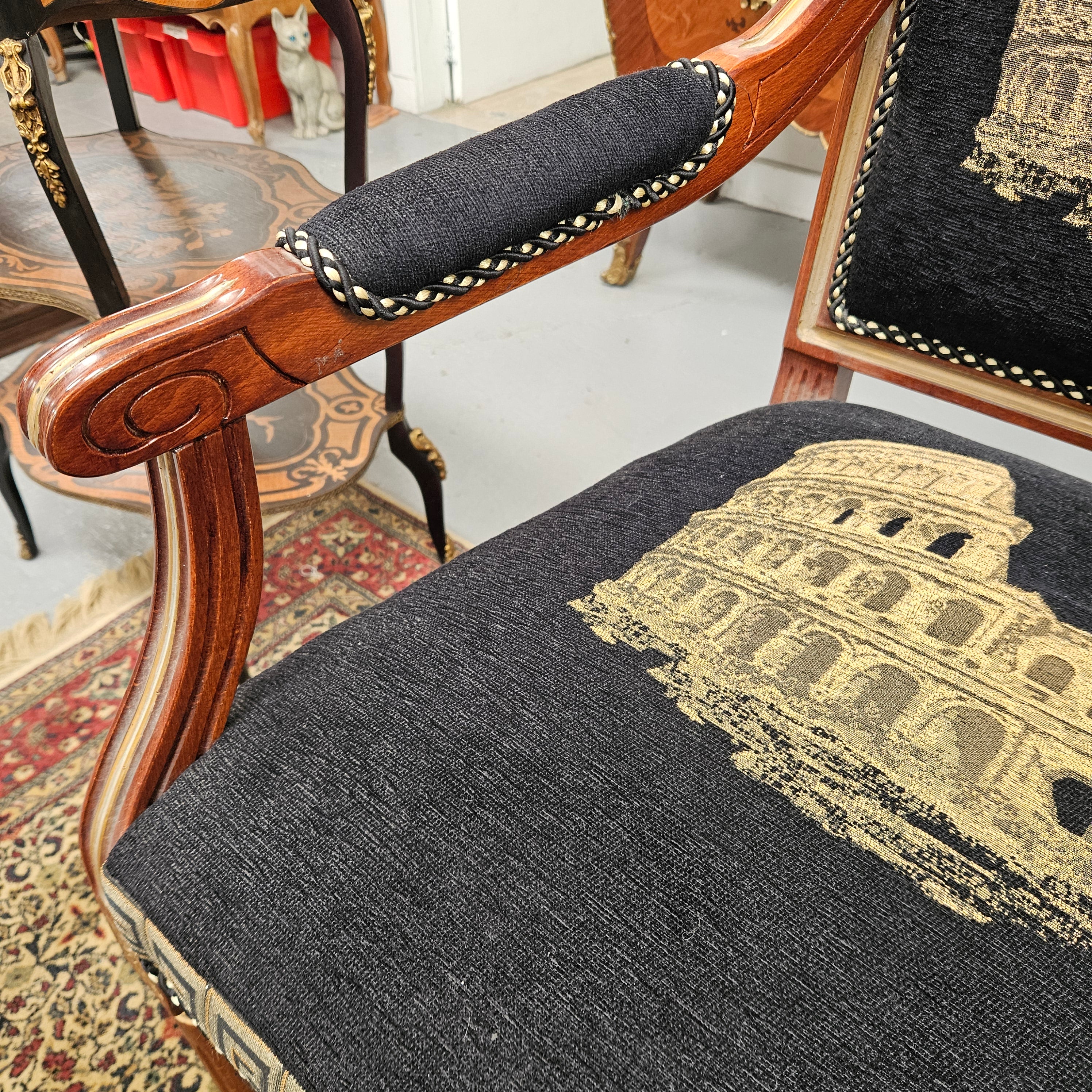 Impressive Louis XVth Style Vintage Armchair | Antique & Vintage | Moonee Ponds Antiques | Australia Wide Delivery