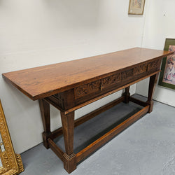 Spanish Style French Elm Two Drawer Console Table | Antique & Vintage | Moonee Ponds Antiques | Australia Wide Delivery