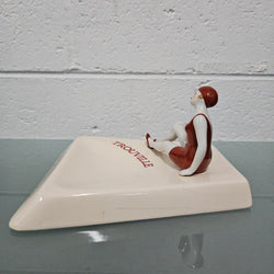 Vintage Souvenir Trouville Normandy France With Female Figurine | Antique & Vintage | Moonee Ponds Antiques | Australia Wide Delivery
