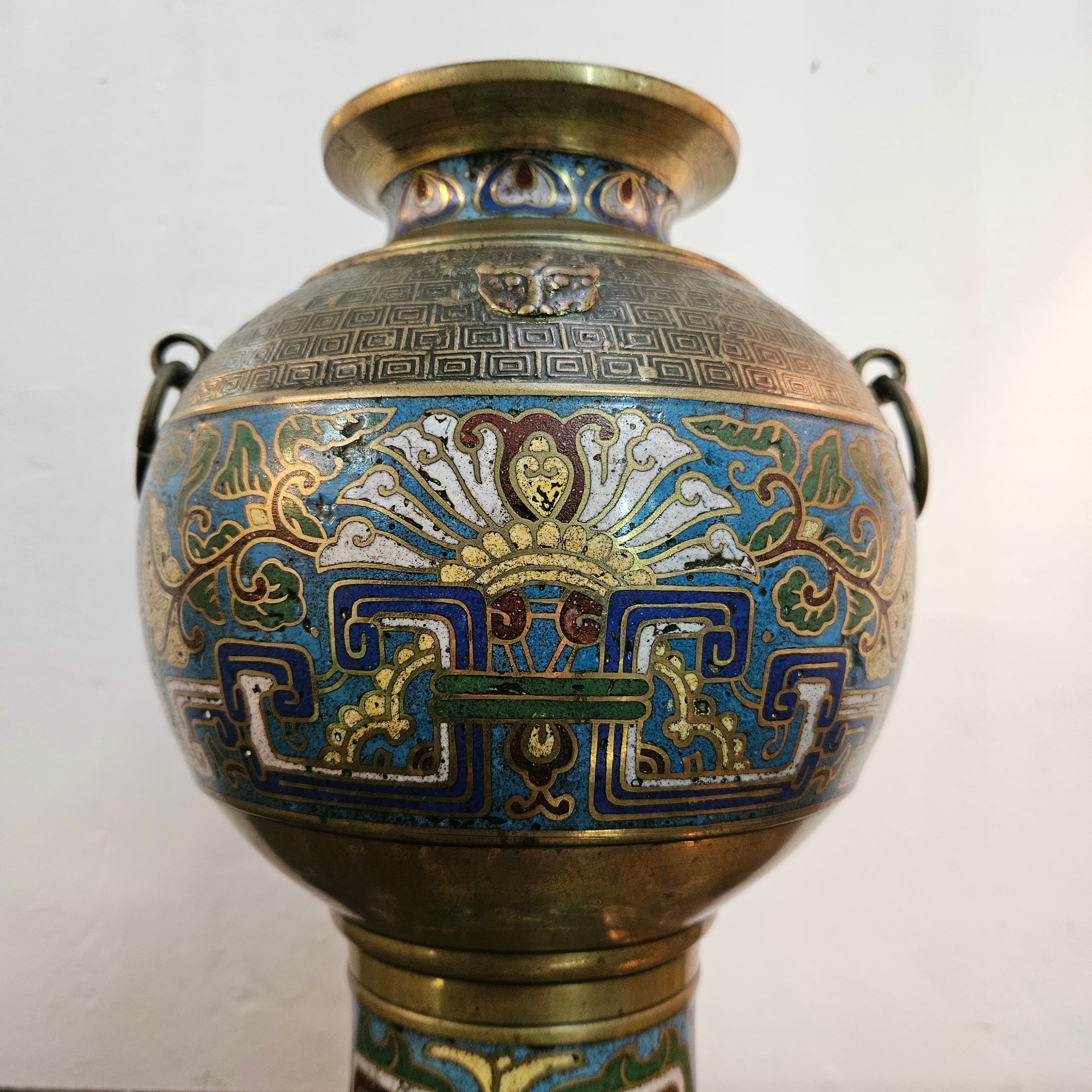 Unusual 19th Century Cloisonné Vase | Antique & Vintage | Moonee Ponds Antiques | Australia Wide Delivery