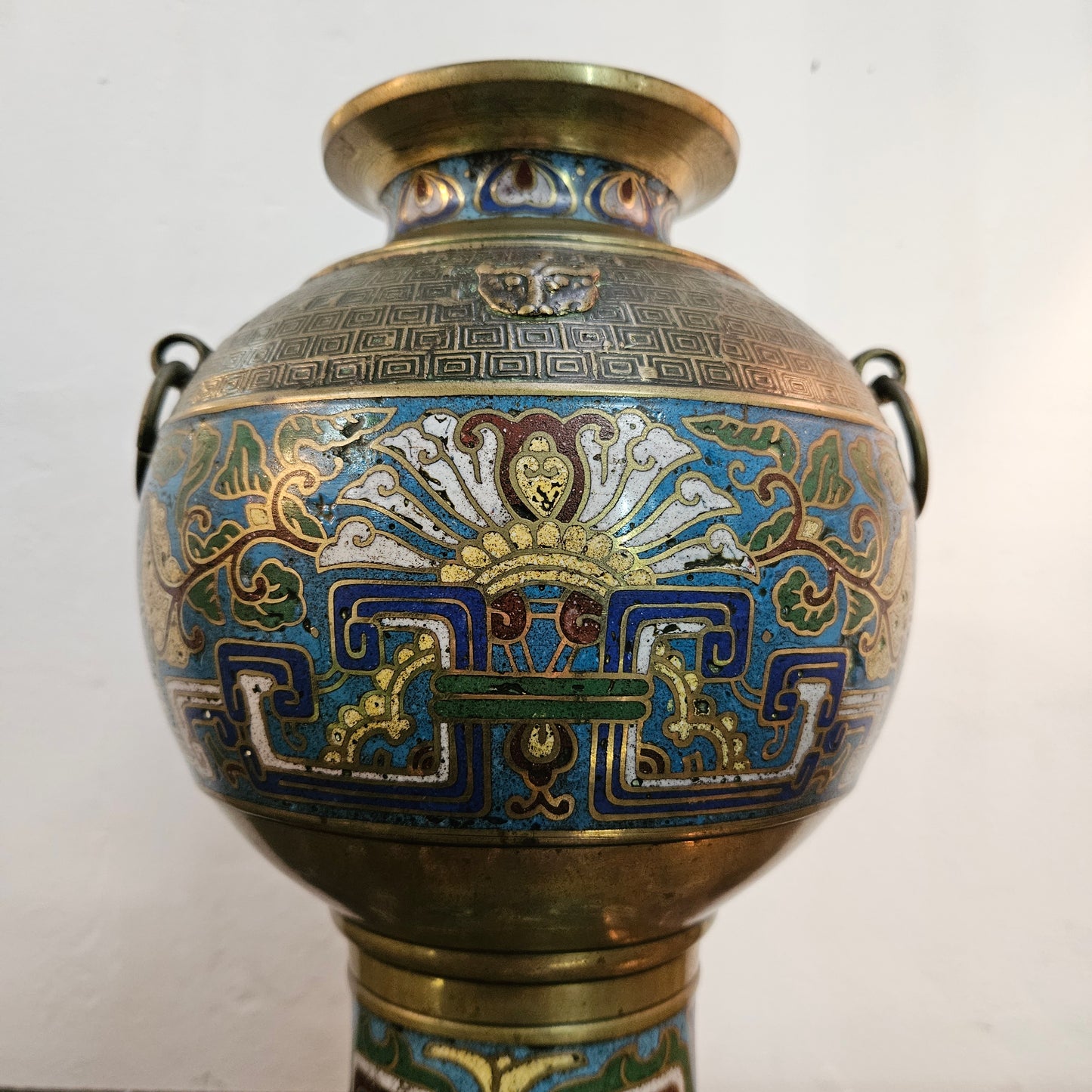 Unusual 19th Century Cloisonné Vase