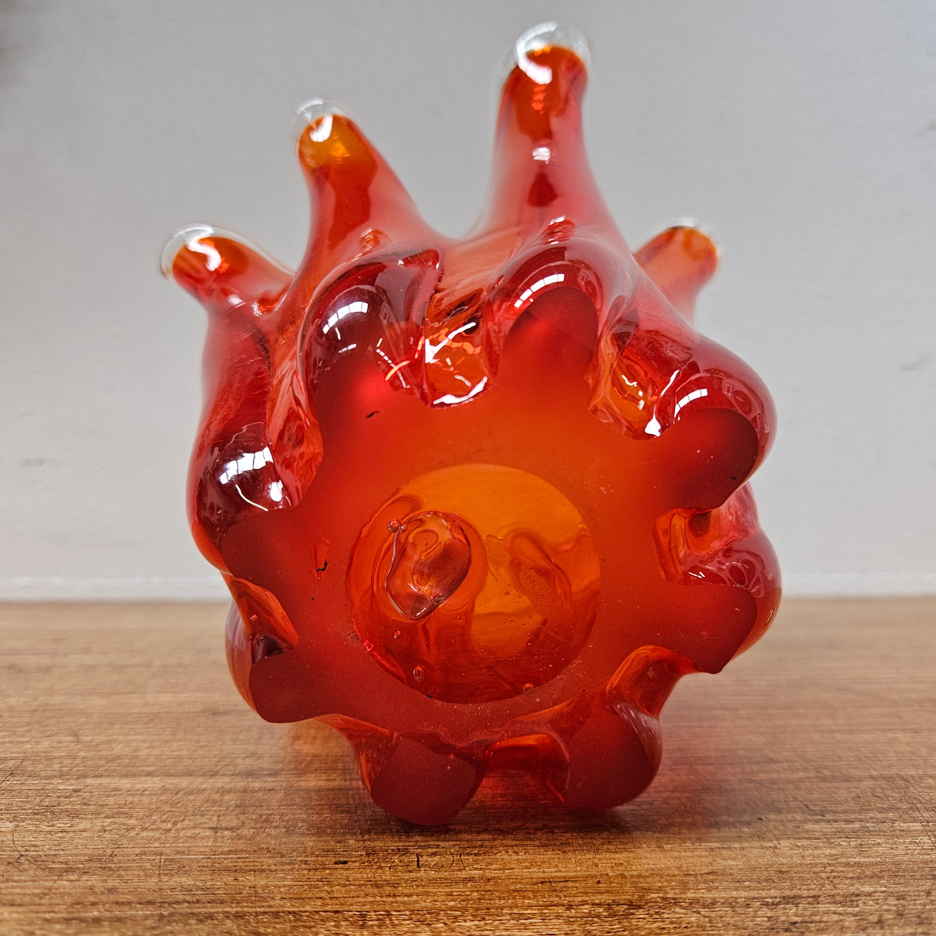 Mid Century Amberina Art Glass Vase | Antique & Vintage | Moonee Ponds Antiques | Australia Wide Delivery