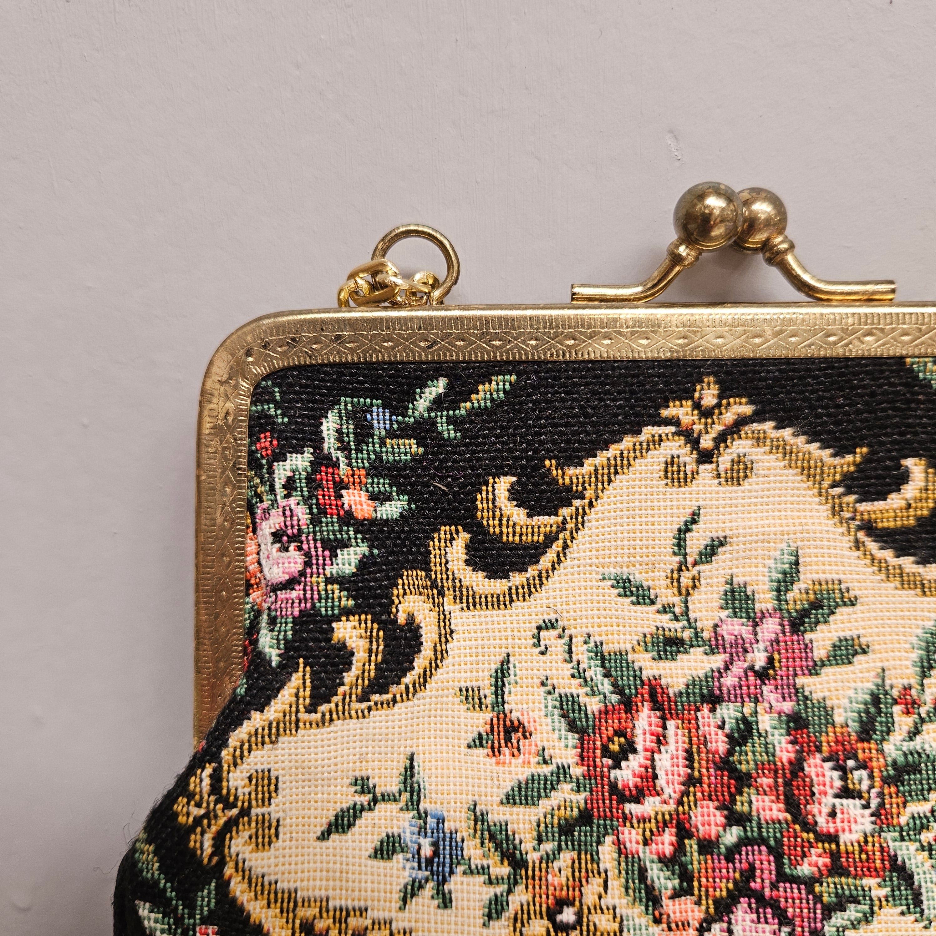 Vintage Petit Point Small Purse/Handbag | Antique & Vintage | Moonee Ponds Antiques | Australia Wide Delivery