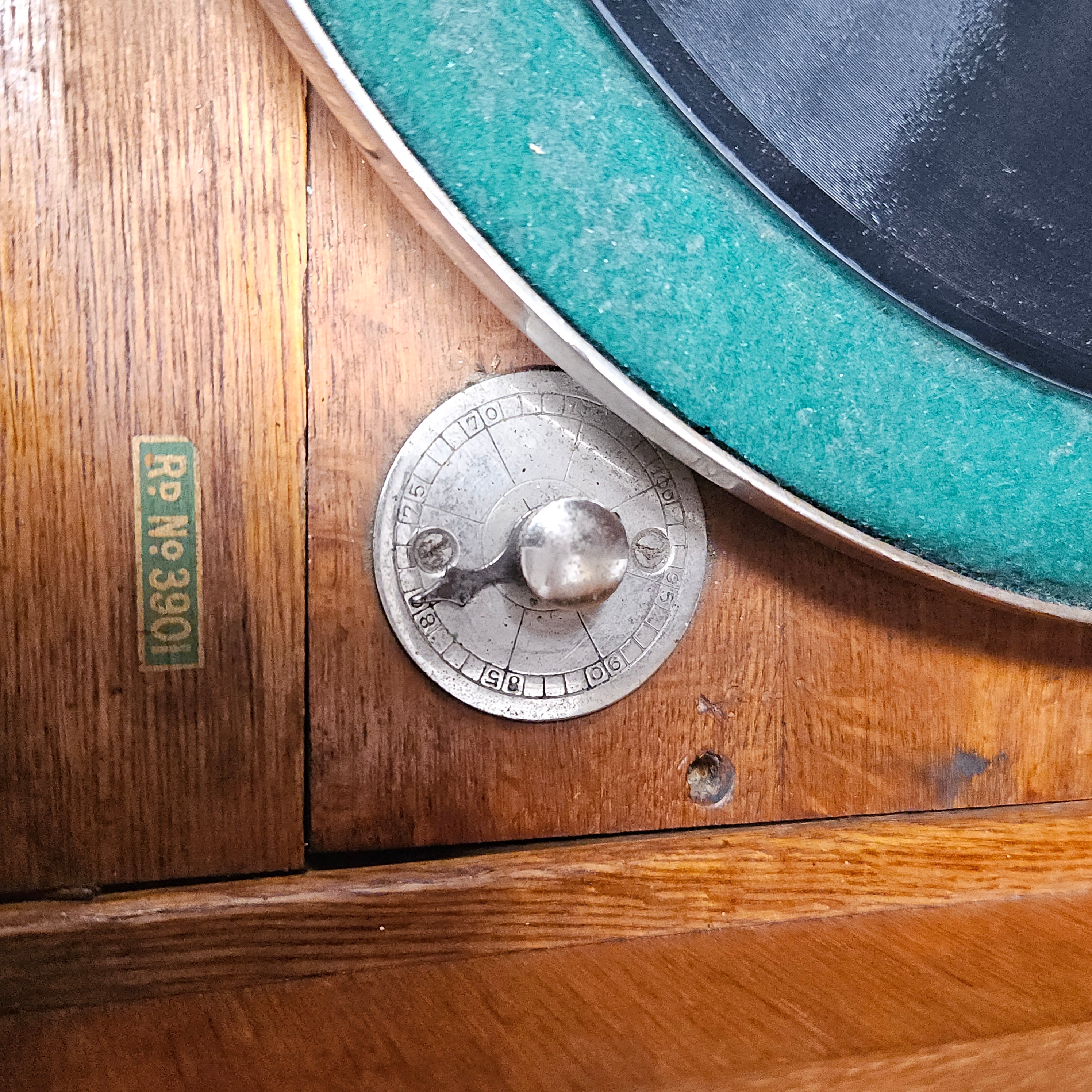 Vintage Oak Cased Gramophone