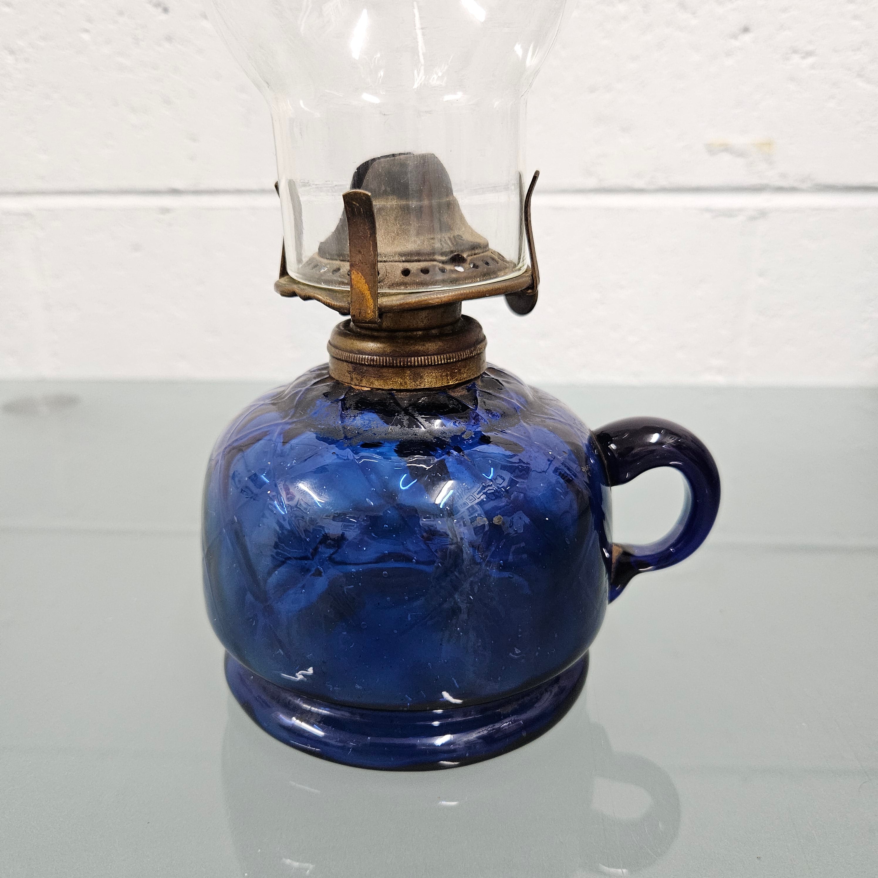 Antique Bristol Glass Finger Lamp | Antique & Vintage | Moonee Ponds Antiques | Australia Wide Delivery