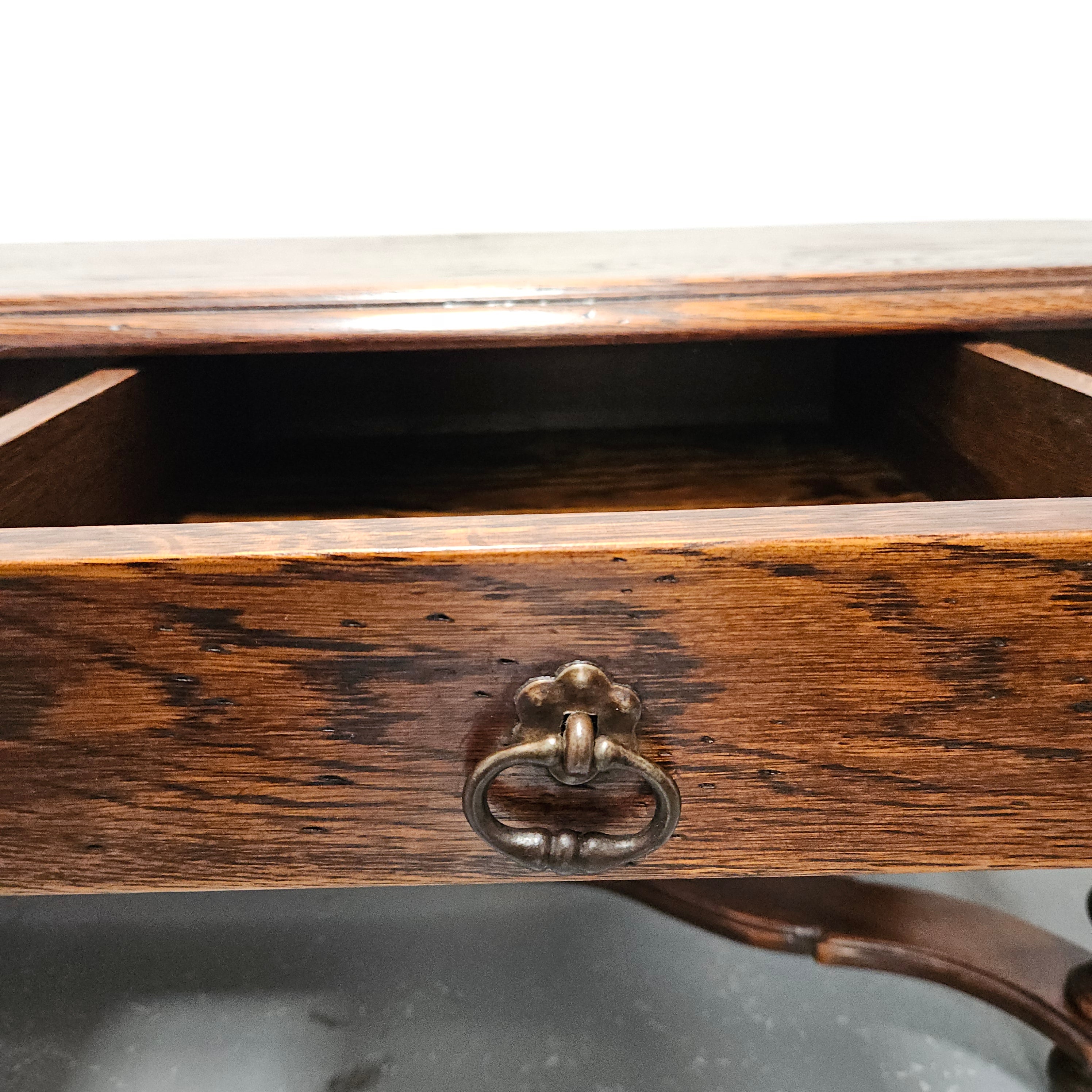 French Oak Two Drawer Coffee Table | Antique & Vintage | Moonee Ponds Antiques | Australia Wide Delivery