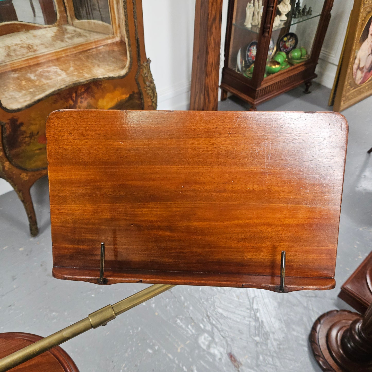 Victorian Adjustable Music Stand with Table